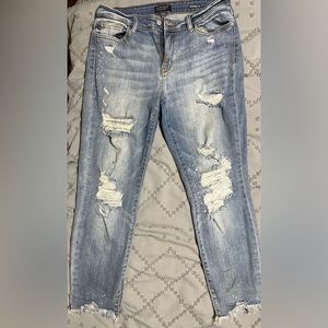 Judy Blue Distressed Boyfriend Jeans